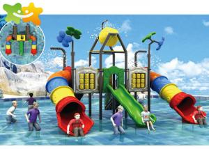 China Swimming Pool Water Slide , Plastic Water Slide Multicolors LLDPE Material on sale