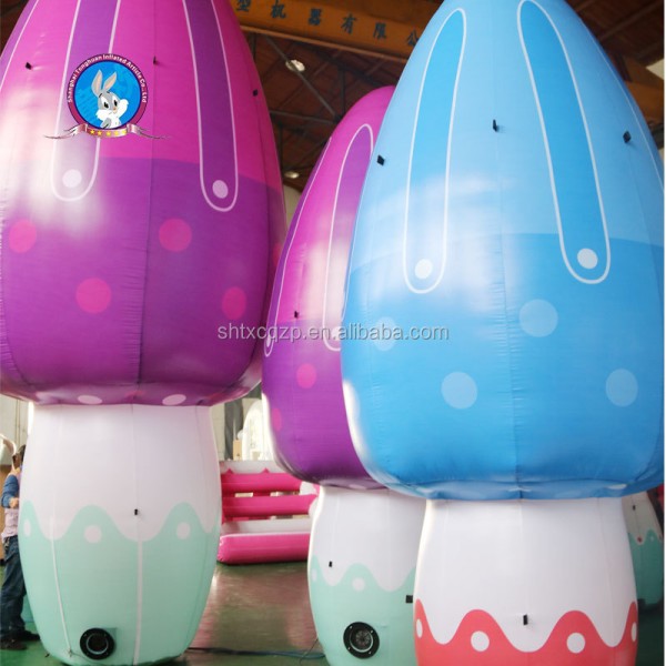 Customized Giant Inflatable Flower Model Inflatable Mushroom