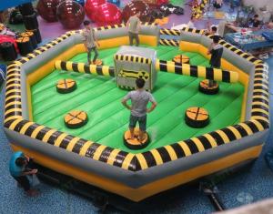 Wholesale Customized Challenge Inflatable Meltdown Game With Rotative Machine 7m Diameter from china suppliers