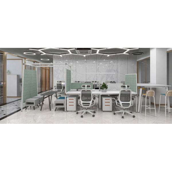 Upholstery Mid Back Mesh Ergonomic Computer Chair 4D Paddle Shift