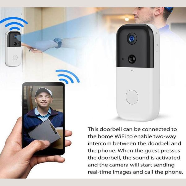 APP Remote Control Full HD 1080P WiFi Smart Video Doorbell Camera