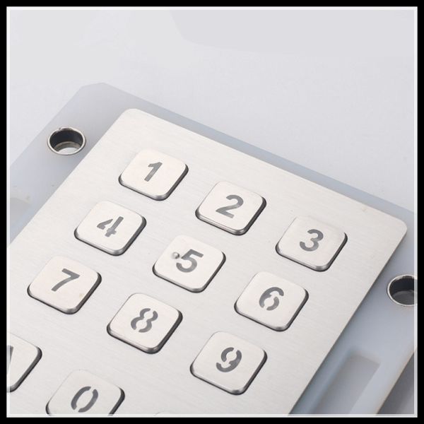 5V Backlit Numeric Keypad , Backlit Number Pad For Telecommunication Equipment