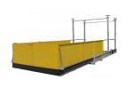 Foldable Adjustable Load Deck Platform Construction Retractable Container