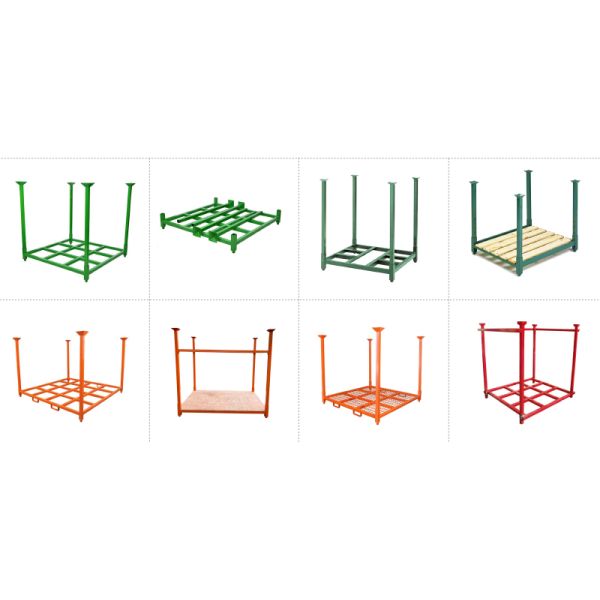 Foldable Stacking rack Stackable Rack For Tire Warehouse Storage Tire Rack