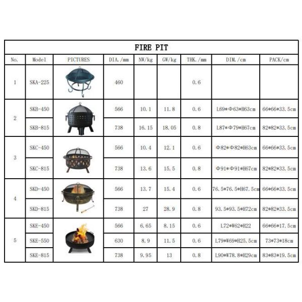 Portable Garden Machine Tools ISO Outdoor Heating Stove For Barbecue