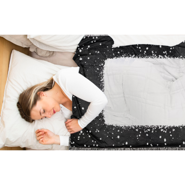ZELOYAUT Star Star Blanket 100% Polyester DIY Single-sided Printed Bed Sofa Sublimation Blanket Heat Transfer Printing Material