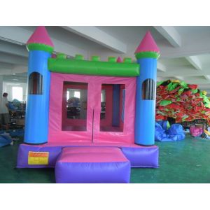 Wholesale Various Colors 0.55mm PVC tarpaulin Inflatable Bouncy Castle Strong Net Fabric Inside from china suppliers