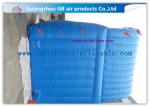 Blue Color Inflatable Water Slides For Adults , Inflatable Swimming Pool Water