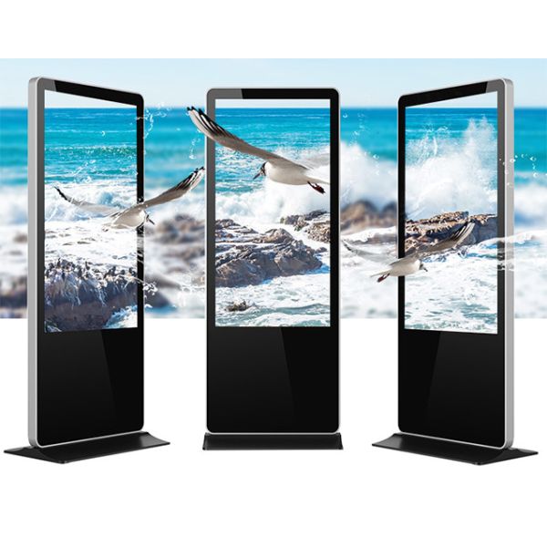 55inch Floor Standing Movable Indoor Interactive LCD Kiosk