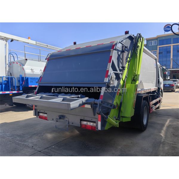New Type 3ton Mini Waste Refuse Compactor Garbage Collector Truck
