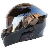 DOT Approval Double Lens M/L/XL/XXL Motorcycle Smart Flip Up Intercom Wireless for sale