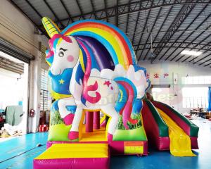 China EN71 Mini Unicorn Bouncy Castle Inflatable Bouncer Slide on sale