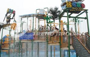 Wholesale Outdoor Aqua Playground Water House Structures , Water Park Equipment OEM from china suppliers