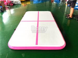 Wholesale DWF PVC Indoor Sport Equipment Air Track Gymnastics Mat , Pink Tumbling Air Track from china suppliers
