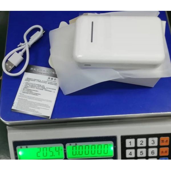 10000mah Power Bank Battery Polymer Flat Shape 2*USB 5V 2A
