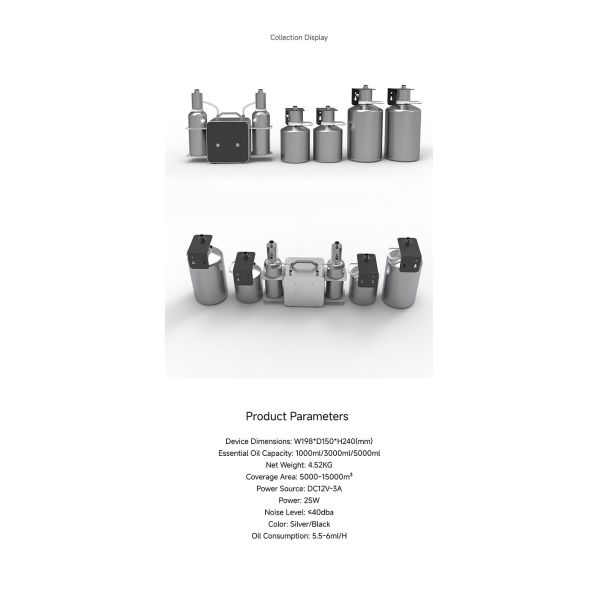 SA12 2.5L Smart Aroma Diffuser HVAC Scent Diffuser Machine No Logo