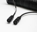 TPU Material 6 Pin Truck Electrical Cable For Car Rear View Camera Audio And