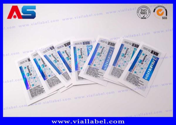 Holographic Printing Peptide 10ml Vial Labels Custom Design custom bottle
