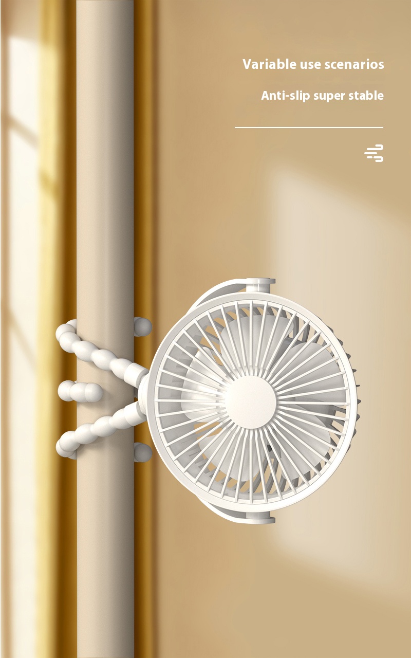 Wholesale Customize Battery Capacity Flexible Arms Stand Rechargeable Portable Octopus Cooling Fan