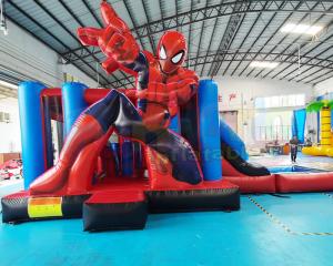 China School 0.55mm PVC Kids Inflatable Bouncer Slide Multi Color on sale