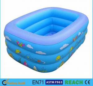 Wholesale Eco Friendly PVC OEM&amp;ODM Square Swimming Pools,Crystal Blue Inflatable Baby Pool from china suppliers