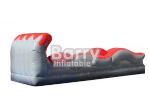 Wholesale Custom Tsunami Inflatable Water Slides N Slide / Volcano / Wave Slip Slide For Summer from china suppliers