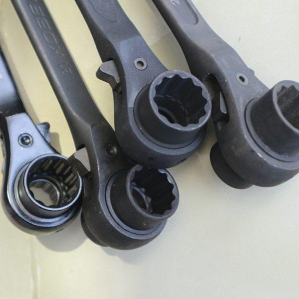 17mm 21mm Black Color Scaffold Tools Podger Ratchet Spanner