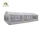 Trade Show Folding Transparent Inflatable Event Tent With Logo Printing Fire -