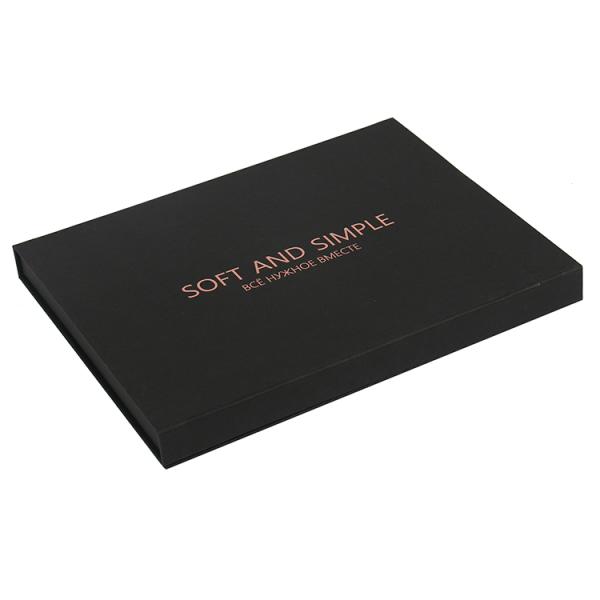 Custom Luxury Black Photo Album A4 Gift Boxes Environmentally Friendly Choice