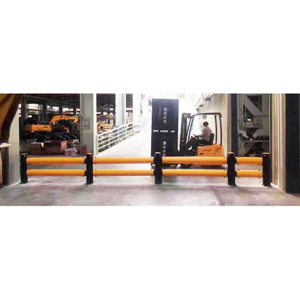 Double Rail Fence Warehouse Safety Barrier Traffic Guardrails