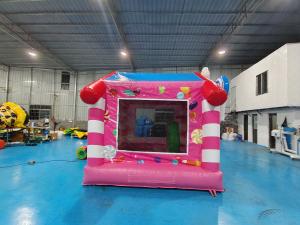 Wholesale EN14960 Commercial Inflatable Bounce House Candy Themed PVC 3x3m Inflatable Jumping Castle Little Bounce House from china suppliers