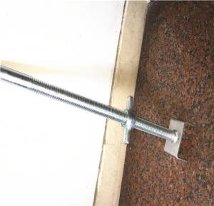 Wholesale Zinc Plated Construction Formwork Accessories Steel Adjustable Scaffolding Screw Jack Base from china suppliers