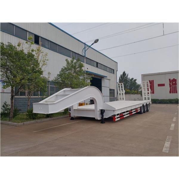 3 Axle 40 Tons Heavy Duty Low Bed Lowboy Trailer