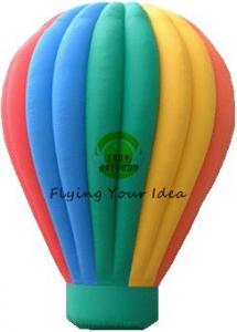Wholesale Customized Color Inflatable Advertising Balloon With Air Balloon Shape For Trade Fair from china suppliers
