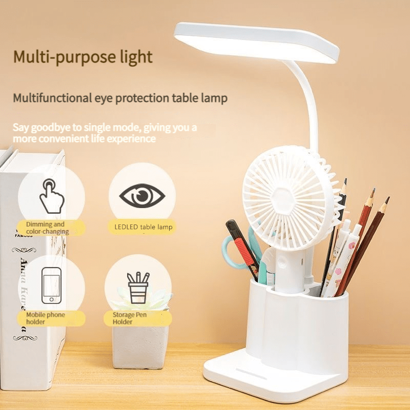 CE FCC Certified LED Table Lamp Modern Style 5V 1A Rated Voltage Flexible Arm Desk Light for Reading and Working