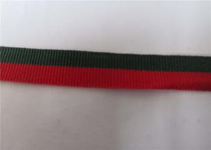 Wholesale 1cm Custom Jacquard Ribbon / Red And Green Polyester Jacquard Webbing from china suppliers