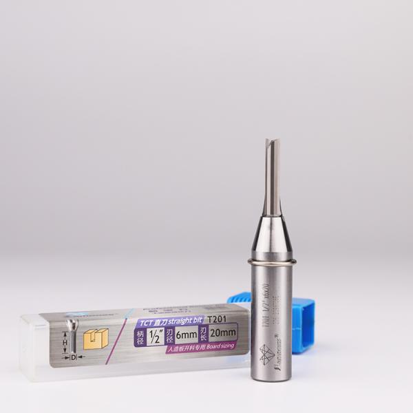 Double Flute TCT Straight Bit Anti Broken Diameter 12mm Durable