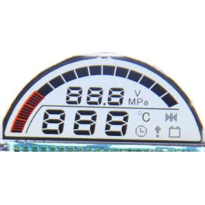 Customized Automobile Instrument BTN LCD Screen 7 Segment LCD Display