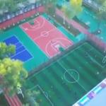 Durable 7 Layers PU Resins Outdoor Tennis Court Flooring Surfaces