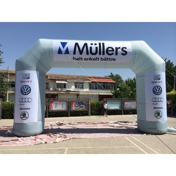 factory wholesale price Customized Logo events marathon start finish line inflatable arch