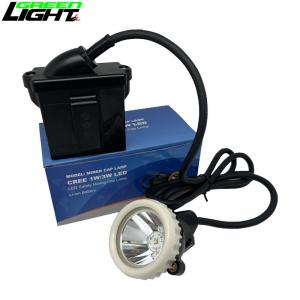 China Rechargeable LED Miner Cap Lamp , GL5-B 10000lux Miners Safety Lamp on sale