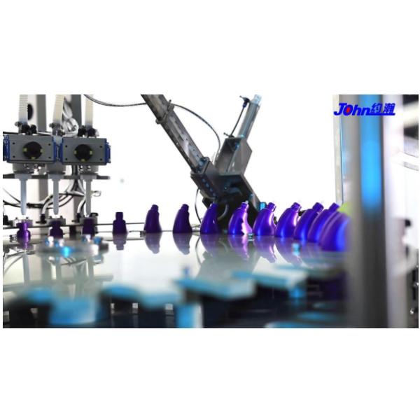 2000BPH Monoblock Filler Capper Machine 200ml-1000ml Automatic Bleach Filling Machine
