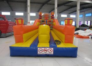 Wholesale Adult Inflatable Sports Games 2 Lane Bungee Run Inflatable Bungee Jump 10 X 3 X 3.5m from china suppliers