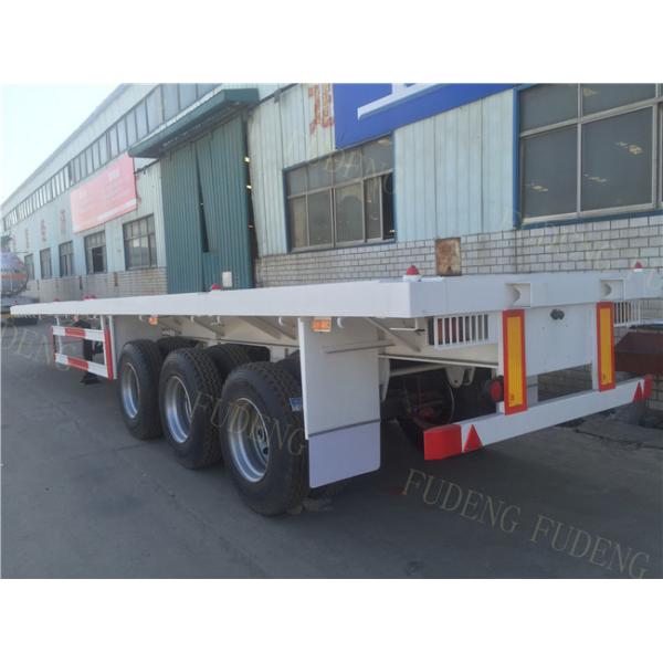40 Foot Flatbed Container Trailer High Bed Platform 45 Tons Load Capacity
