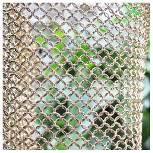 China 12m Decorative Metal Mesh Building Aluminum Wire Mesh For Wall Decoration on sale