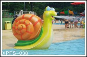 China Water Snail Aqua Play, Spray Water Playground Equipment For 1- 2 Persons on sale