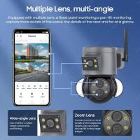 China Outdoor Indoor CCTV Security Camera Panoramic With 4MP Floodlight for sale