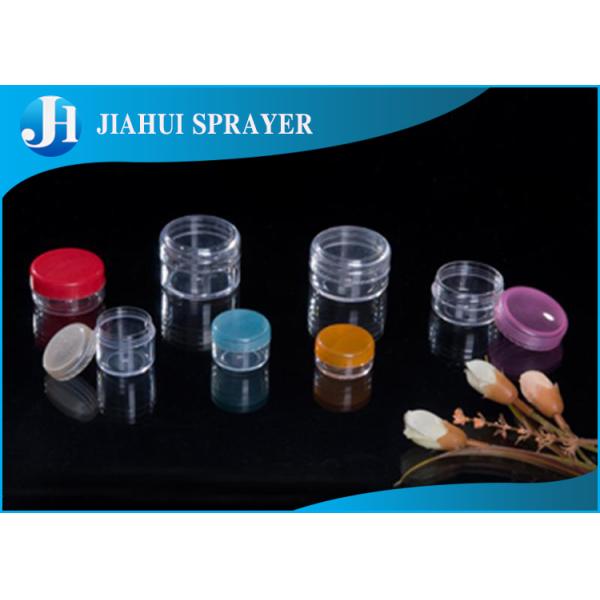 Transparent Plastic Cosmetic Containers Clear 100ml Tiny Shape Convenient OEM Offered