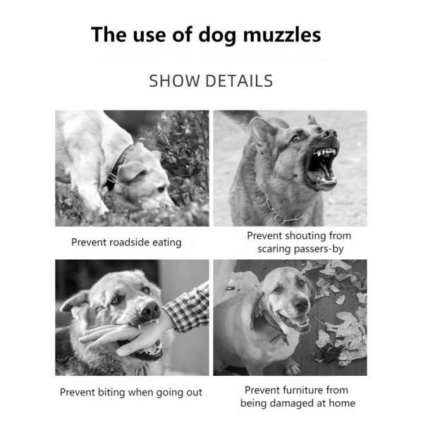 Anti Biting Mesh Dog Muzzle Anti Ingestion Dog Muzzle Mask Pet Muzzle For Training