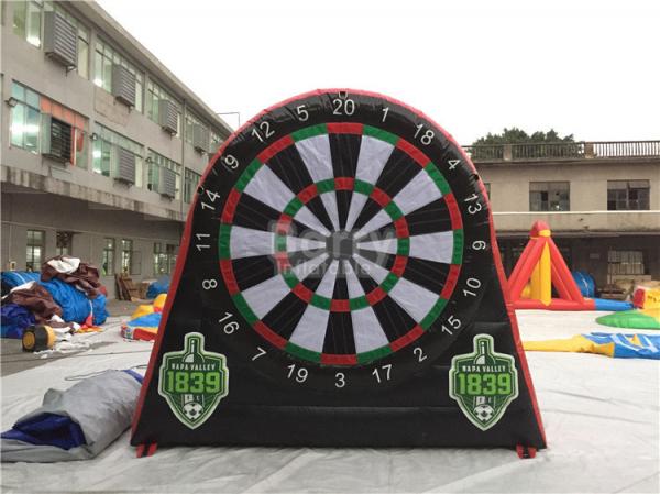 Quality Kids And Adults Giant Inflatable Golf Dart Boards / Inflatable Dart Game for sale